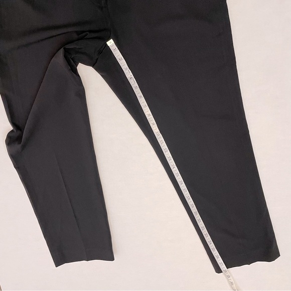 Isda & Co. Black Straight Leg Flat Front Pant Sz 14 - Picture 3 of 7